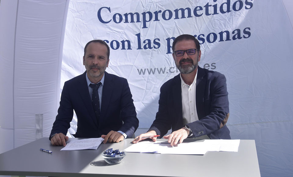 Firma del protocolo de colaboración entre el Concello de Ferrol y la empresa Clece  emilio cortizas