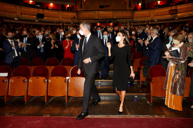 LosreyesFelipeyLetiziadurantelagalainauguralconmemorativadelosactosdelVCentenariodelfallecimientodeA