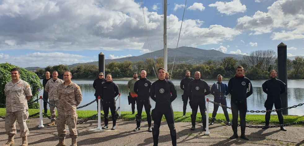 Adiestramiento conjunto de la Unidad de Buceo de Ferrol y la Marinha Portuguesa