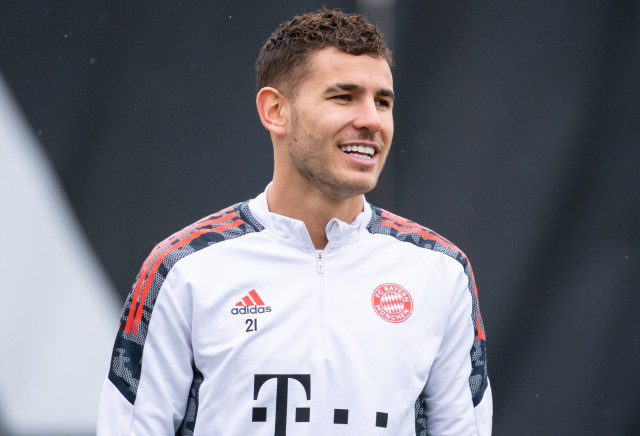 EuropaPress 4036619 filed 19 october 2021 bavaria munich bayern munichs lucas hernandez takes part 0